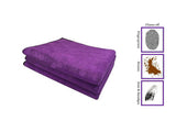 Microfiber Cleaning Cloth (30 cm X 70 cm, Assorted Color)- Pack of two