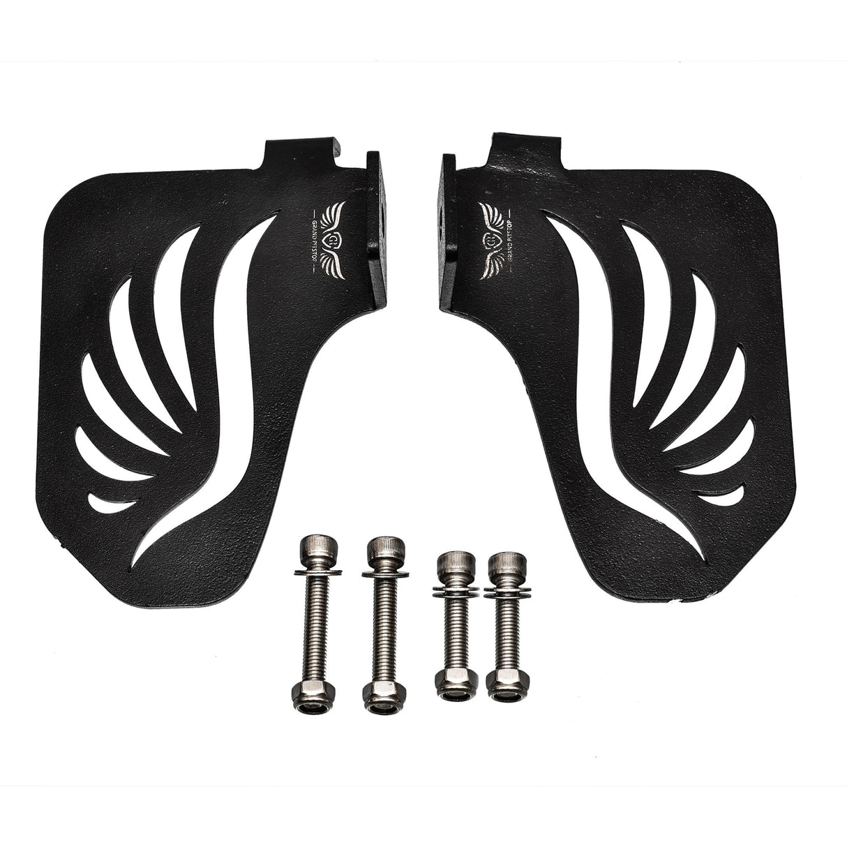 Pillion Footrest-Pair For Royal Enfield Himalayan - BS6 Model (2020-2021) - Black
