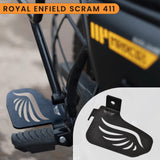 PILLION RIDER FOOTREST (Right) - Black for Royal Enfield - SCRAM 411