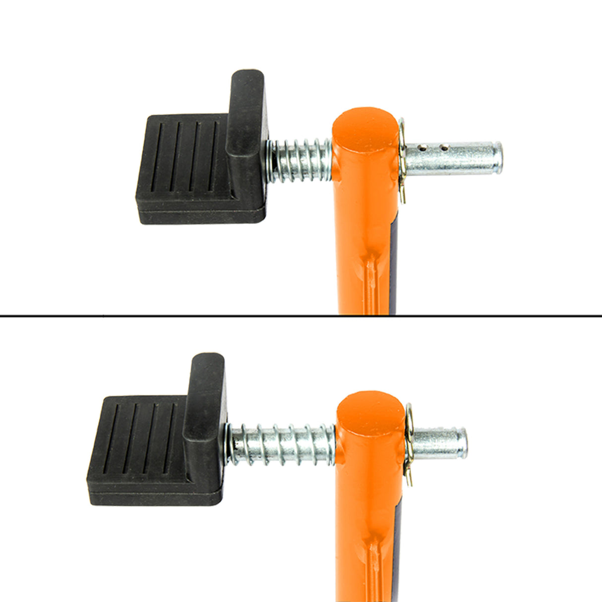 Dismantable Standard Rear Paddock Stand without Skate Wheels - Orange - (Bike Wt upto: 185 kgs)