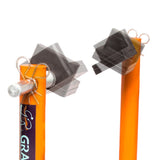 Dismantable Standard Rear Paddock Stand without Skate Wheels - Orange - (Bike Wt upto: 185 kgs)