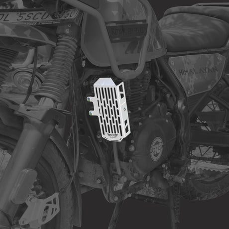 RADIATOR GUARD - Silver for Royal Enfield - SCRAM 411