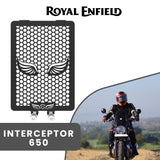 RADIATOR GRILL - Black for Royal Enfield - INTERCEPTOR