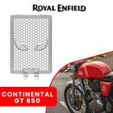 RADIATOR GRILL - Silver for Royal Enfield - CONTINENTAL GT