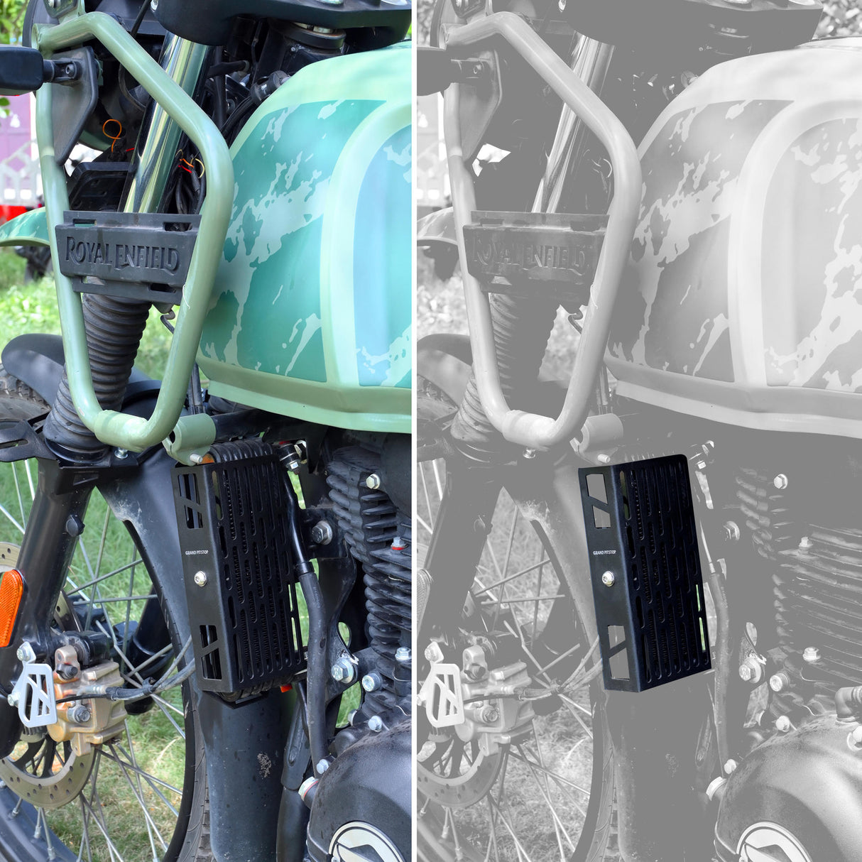 Radiator Grill For Royal Enfield Himalayan - BS6 Model (2020-2021) - Black