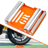 Medium Groller - Paddock Stand Replacement - Orange - (Bike Wt upto : 220 kgs)