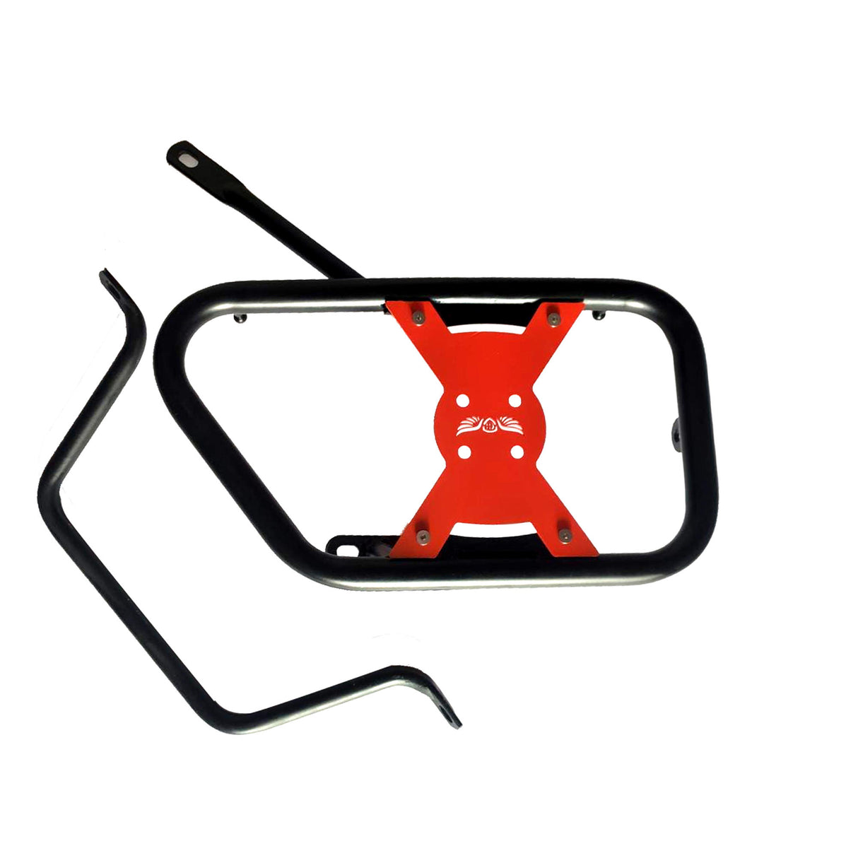 SADDLE STAY (PAIR) - Black/Red for Royal Enfield - SCRAM 411