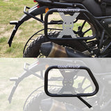 SADDLE STAY (PAIR) - Black/Silver for Royal Enfield - SCRAM 411