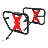 SADDLE STAY (PAIR) - Black/Red for Royal Enfield - CONTINENTAL GT