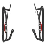 SADDLE STAY (PAIR) - Black/Red for Royal Enfield - CONTINENTAL GT