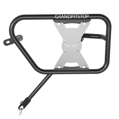 SADDLE STAY (PAIR) - Black/Silver for Royal Enfield - CONTINENTAL GT