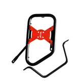 Saddle Stay (Pair) with Jerry Can Mounting For Royal Enfield Himalayan-Black + Red