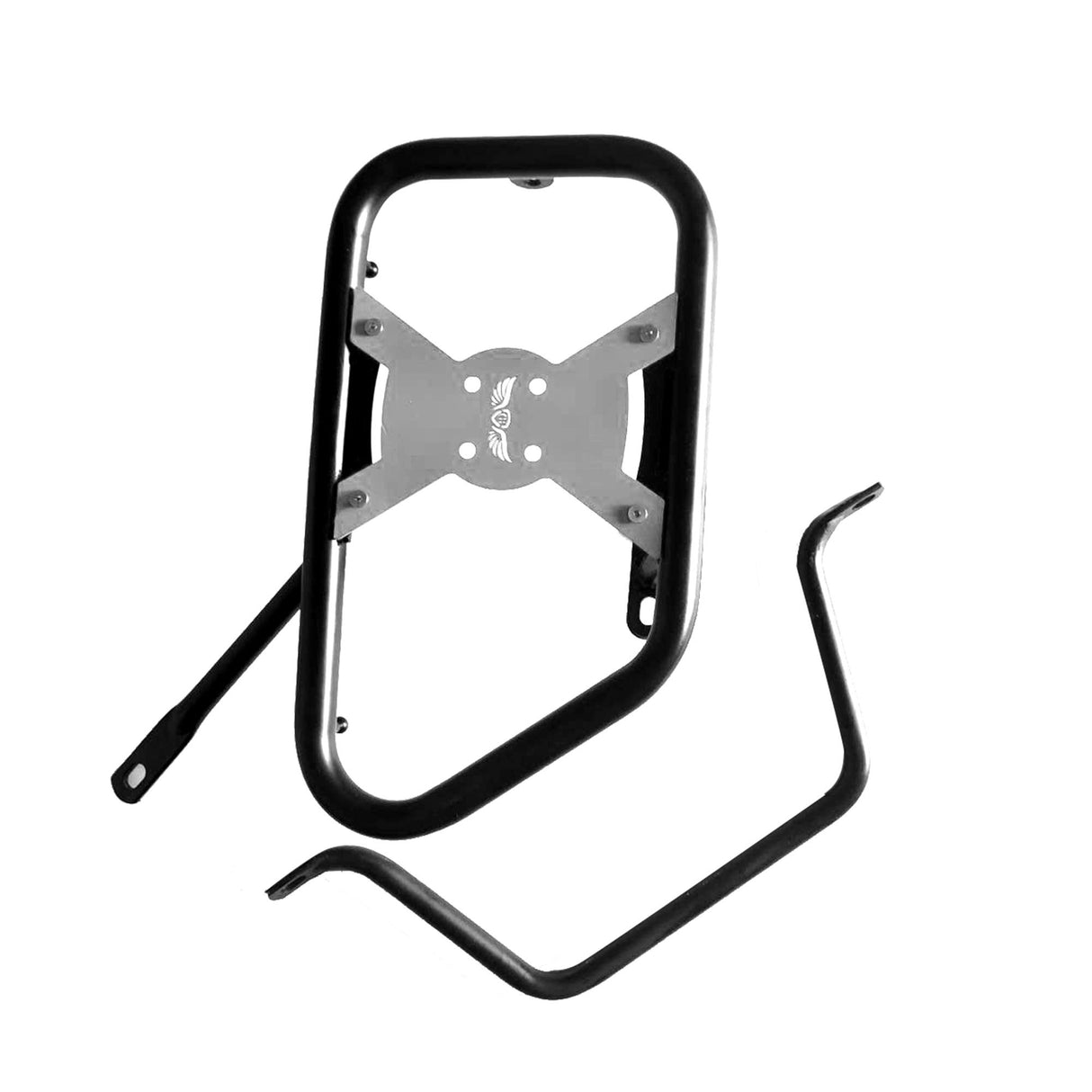 Saddle Stay (Pair) with Jerry Can Mounting For Royal Enfield Himalayan-Black + Silver
