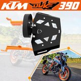 Toprack with Backrest for KTM DUKE 390/250 Gen 3 - Black/Orange