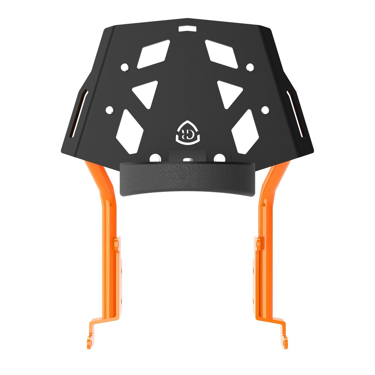Toprack with Backrest for KTM DUKE 390/250 Gen 3 - Black/Orange