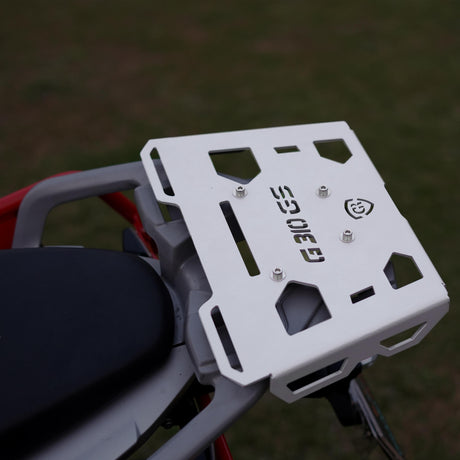 Top Rack Plate for BMW G310 GS Silver
