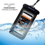 Universal Waterproof Mobile Pouch - iPhone, Samsung, Pixel, Mi, Oneplus, Realme up to 7.0 inch - Black