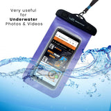 Universal Waterproof Mobile Pouch (Pack of 2) - iPhone, Samsung, Pixel, Mi, Oneplus, Realme up to 7.0 inch - Blue
